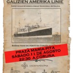 Galizien Amerika Linie en María Pita, A Coruña